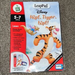Disney LeapPad Hüp, Tigger, hüpf! Cartridge - Orange, White, Red, Blue